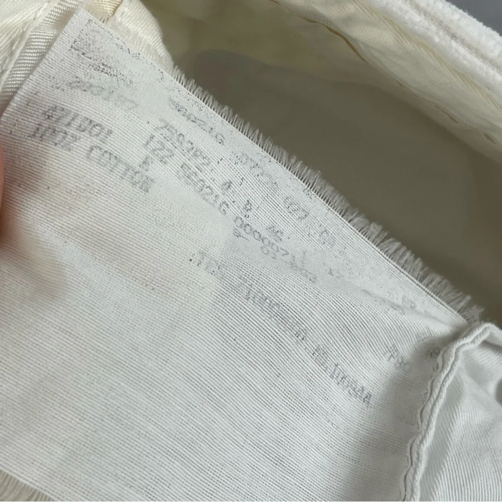 Gucci Men’s Fine Wale Corduroy Trousers‎ Pants Ivory Size 46 (30x30)